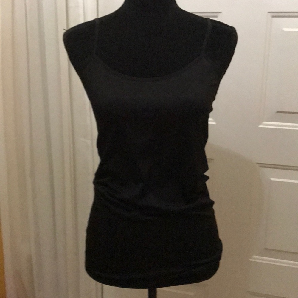 Black stretchy tank top